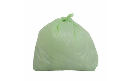 Can Liners, Compostable, 26" X 36", Strong, Green, 150/Case-B2B Discounters