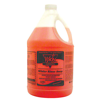 Lawrason's VISION Winter Rinse Away Ice Melt Film Remover, 3.78L, 4/Case-B2B Discounters