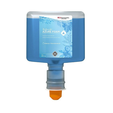 Deb® Azure Foam Hand Wash, Blue, 1200ml, 3/Case-B2B Discounters
