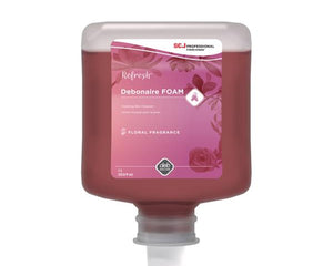 Deb® Refresh® Debonaire Foam Handwash, Pink, 1L, 6/Case-B2B Discounters