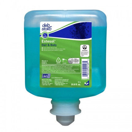 Deb® Hair and Body Wash, 1L, 6/Case-B2B Discounters