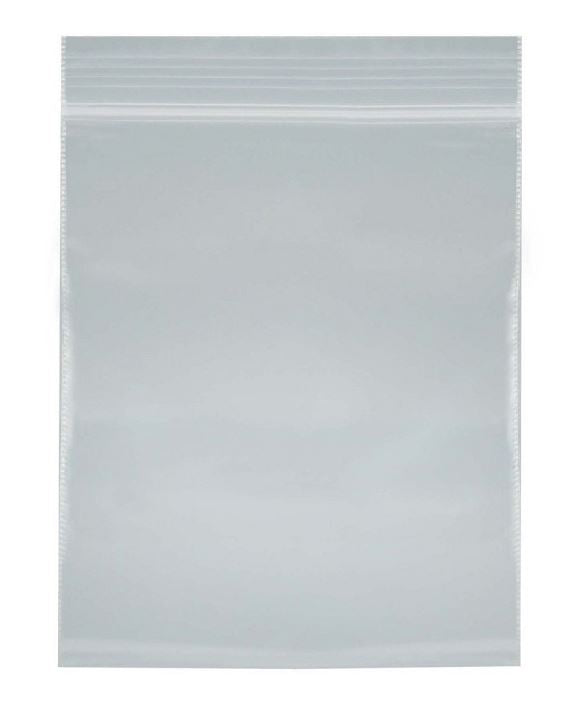 Reclosable Low-Density Polyethylene Bag, 2-ML, 10