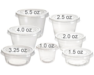 Premier Essentials Portion Cups, 4oz, Clear, Polypropylene, 2500 Cups/Case-B2B Discounters