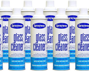 Sprayway® Glass Cleaner, Aerosol Can, 539 g, Clear, 12/Case-B2B Discounters