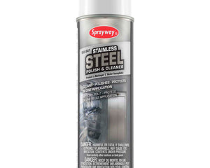 Sprayway® Stainless Steel Cleaner & Polish, 15oz, 12/Case-B2B Discounters