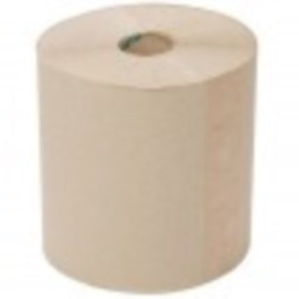 Hard Roll Towel Paper, 7.5" X 800', Natural, 6 Rolls/Case-B2B Discounters