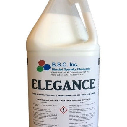BSC® Elegance Hand Soap/Body Gel, White, 4L, 1/Each-B2B Discounters