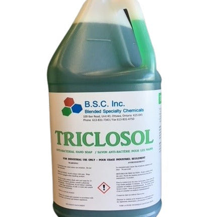BSC® Triclosol Antibacterial Hand Soap, Green, 4L, 1/Each-B2B Discounters
