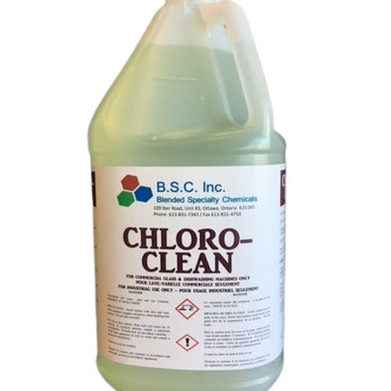 BSC® Chloroclean Dish Wash Detergent, 4L, 4/Case-B2B Discounters