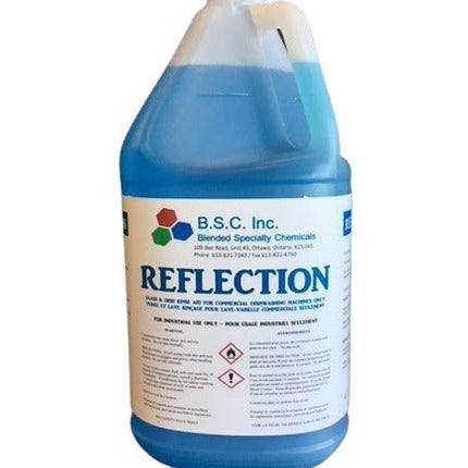 BSC® Reflection Dish Rinse, 4L, Clear, 4/Case-B2B Discounters