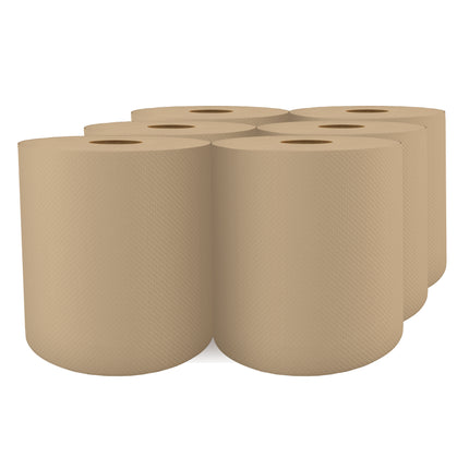 REGARD Roll Towel - Natural, 800', 6 Rolls/Case
