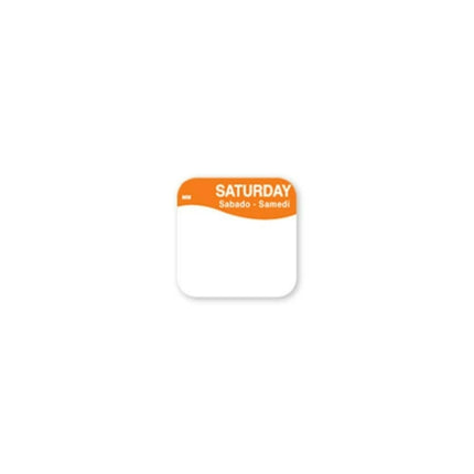 Daymark® DissolveMark® Label Roll, Blank Saturday, Dissolvable, 1/Roll-B2B Discounters