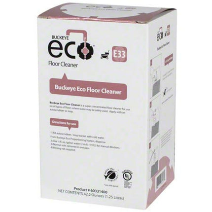 Buckeye® Eco Super Concentrated Floor Cleaner E33, 4/Case-B2B Discounters