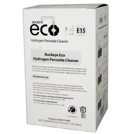 Buckeye® Eco Hydrogen Peroxide Cleaner E15, 4/Case-B2B Discounters