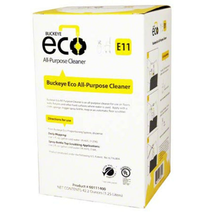 Buckeye® Eco All Purpose Cleaner E11, 1.25L, 4/Case-B2B Discounters