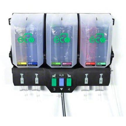 Buckeye® Eco Chemical Proportioning System, 6 Product Capacity, Black and Clear, Sold Individually-B2B Discounters