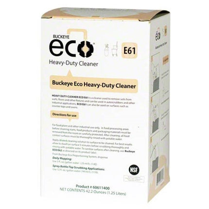 Buckeye® Eco Heavy Duty Cleaner / Degreaser E61, 4/Case-B2B Discounters
