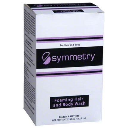 Buckeye® Symmetry Hair & Body Foaming Wash, 1.25L, 6/Case-B2B Discounters