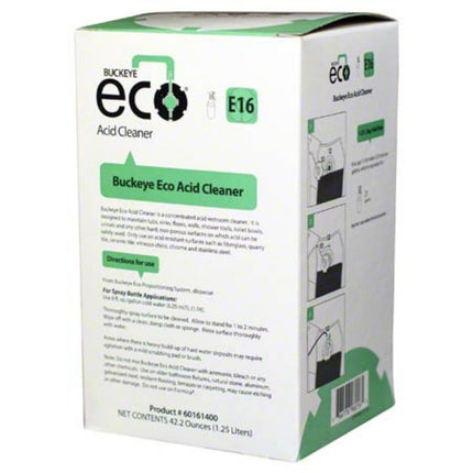 Buckeye® Eco Washroom Mild Acid Cleaner E16, 4/Case-B2B Discounters