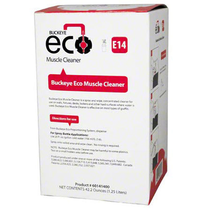 Buckeye® Eco Muscle Cleaner E14, 1.25L, 4/Case-B2B Discounters