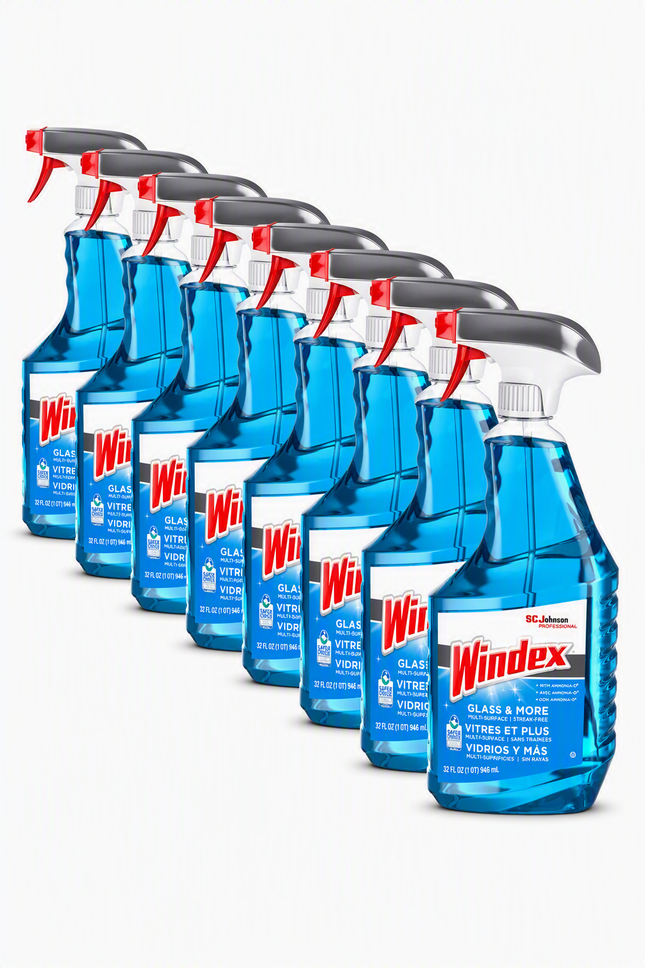 Windex Glass & More Multi-Surface Trigger - 32 Oz, 8/Case