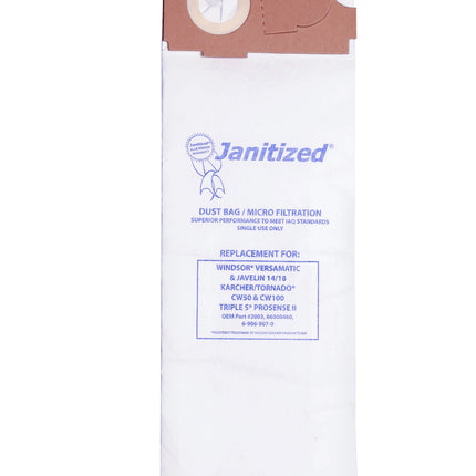 APC Filtrations™ Vacuum Bags, Versamatic, 10/Pack-B2B Discounters