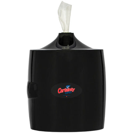 Certainty™ Certainty Disinfectant Large Roll Wiper Dispenser, Smoke, 1/Each-B2B Discounters