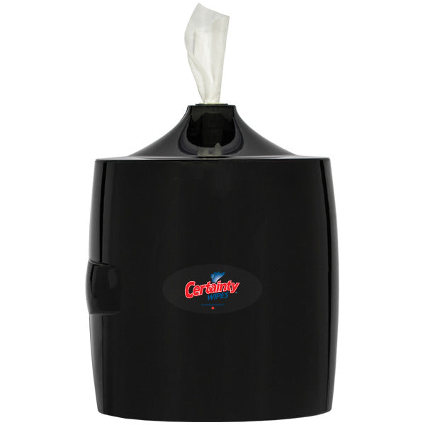Certainty™ Certainty Disinfectant Large Roll Wiper Dispenser, Smoke, 1/Each-B2B Discounters
