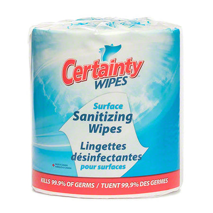 Certainty Surface Sanitizing Wipes, 8"" X 6", 1500 Wipes/Roll, 2/Case-B2B Discounters