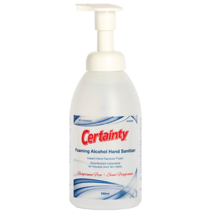 Certainty™ Foaming Hand Sanitizer with Pump, 70%, 12/Case-B2B Discounters