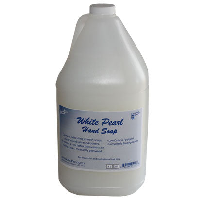 White Pearl® Liquid Hand Soap, White Liquid, Pleasant Fragrance, 4L, 4/Case, Made in Canada-B2B Discounters