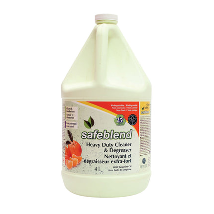 Softsoap® Heavy Duty Degreaser Concentrated, Tangerine Scent, Orange, 4L, 4 Bottles/Case, Made In Canada-B2B Discounters