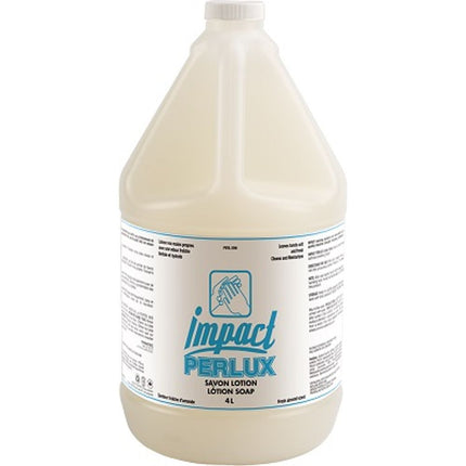 Impact Perlux Hand And Body Soap, White, 4L, 4 Jugs/Case, Made In Canada-B2B Discounters