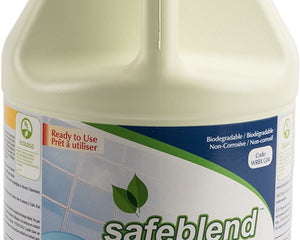 SafeBlend® Glass and Multi Surface Cleaner, Ready To Use, Fragrance Free, Clear, 4L, 4/Case, Made in Canada-B2B Discounters