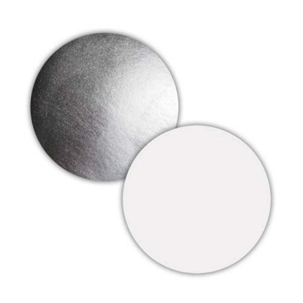 Enjay Heavy Round Foil Laminated Lids, 7", 500/Case-B2B Discounters