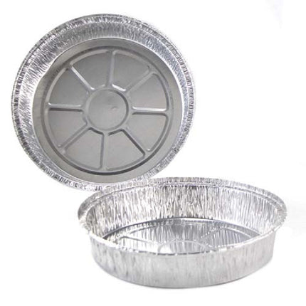 Dorfin® Round Aluminum Container, 9", 500/Case-B2B Discounters