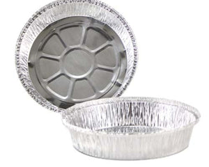 Dorfin® Round Aluminum Container, 8", 500/Case-B2B Discounters
