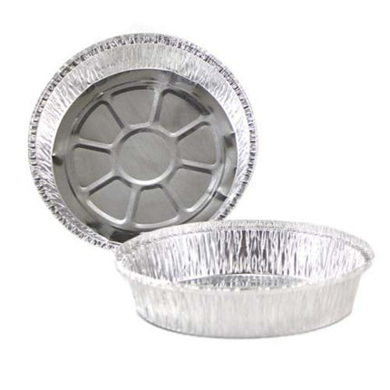 Dorfin® Round Aluminum Container, 8", 500/Case-B2B Discounters