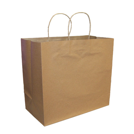Celebrity Shopping Bags, 13"x6"x15", 100% Recycled Kraft Paper, 250/Case-B2B Discounters
