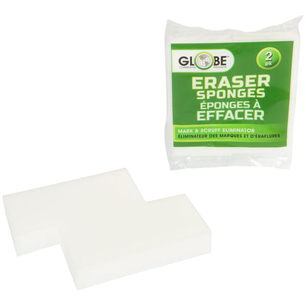 Globe™ Erase-It Sponge, 4" X 6", 2/Pack-B2B Discounters