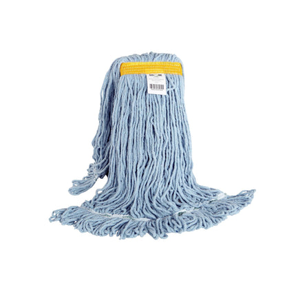 Globe™ Syn-Pro® Synthetic Narrow Band Wet Looped End Mop, 24oz, Blue, Medium, 1/Each-B2B Discounters