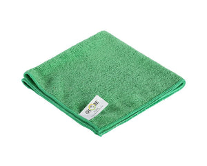 Globe™ Cleaning Cloth, Synthetic, 14"x14", Green, 10/Case-B2B Discounters