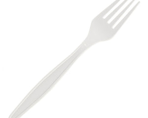 Eco Guardian® Medium Weight Forks, White, 7", 50/Pack, 20 Packs/Case-B2B Discounters