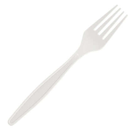 Eco Guardian® Medium Weight Forks, White, 7", 50/Pack, 20 Packs/Case-B2B Discounters