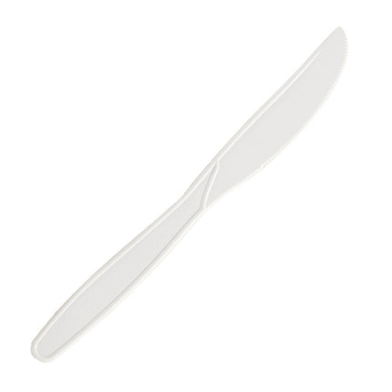 Eco Guardian® Medium Weight Knives, White, 7", 50/Pack, 20 Packs/Case-B2B Discounters