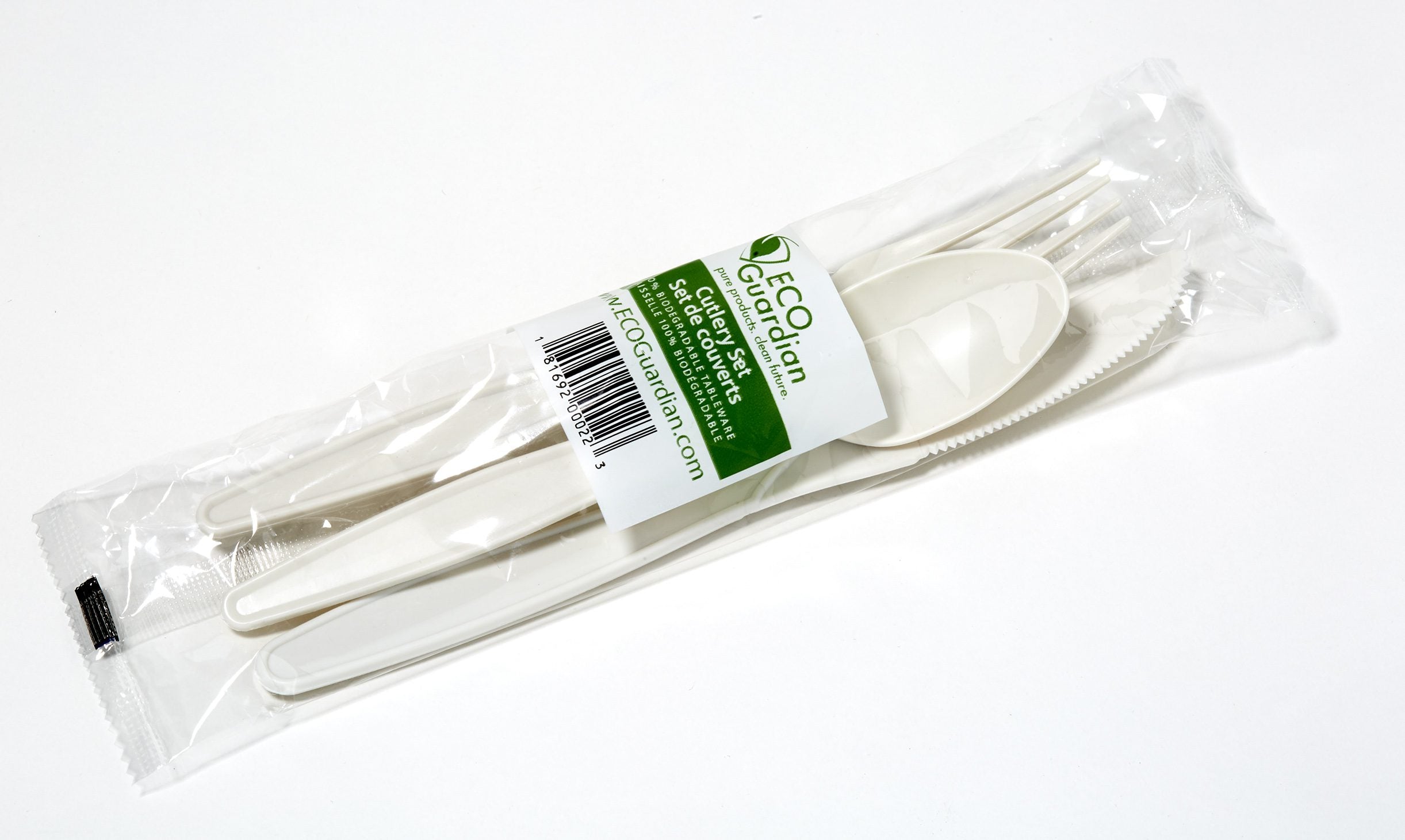 Eco Guardian® Cutlery Kit (Forks, Knives, & Spoons), 400/Pack-B2B Discounters