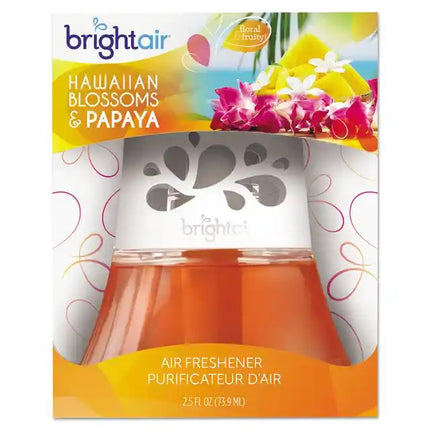 Bright Air Scented Oil Diffuser Hawaiian & Papaya, 2.5OZ, Case Of 6-B2B Discounters