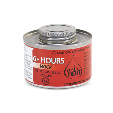 Leolight™ Chafing Fuel with 6+ Hours Vesta Heat Wick Screw Top, 24/Case-B2B Discounters