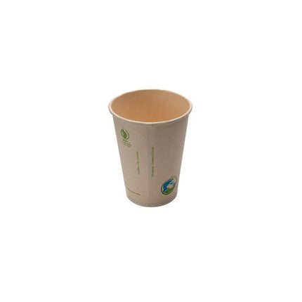 Eco-Packaging® Compostable Hot Cup, Bamboo Material, Natural, 12oz, 50 Cups/Pack, 20 Pack/Case-B2B Discounters