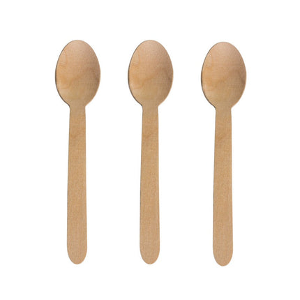 Eco-Packaging® Compostable Wooden Soup Spoon, 6.5", 1000/Case-B2B Discounters